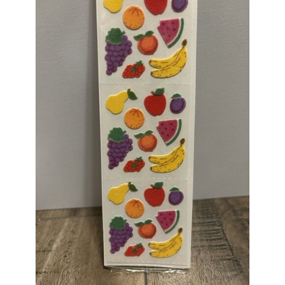 Vintage Sandylion Fuzzy Fruit Sticker - Picture 2 of 6